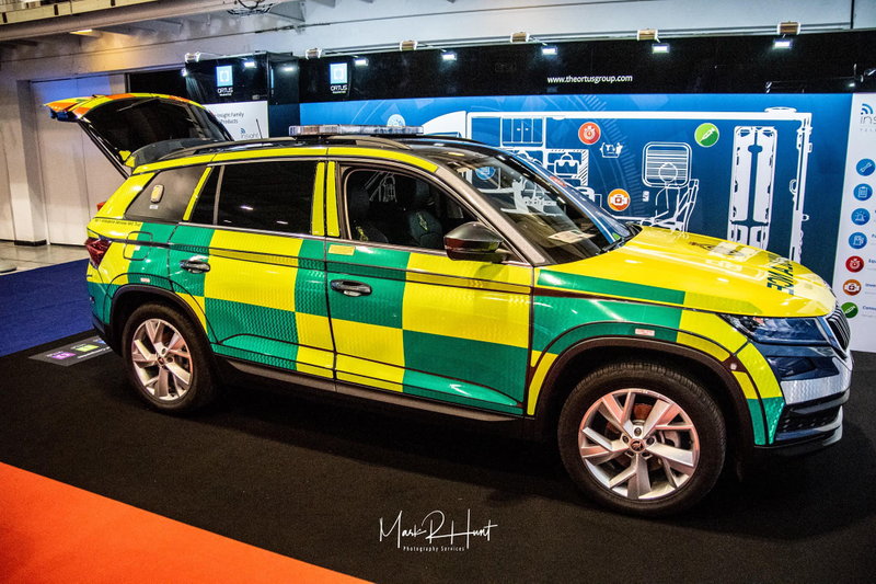 Illustration for article titled New Volvo emergency vehicles at show.